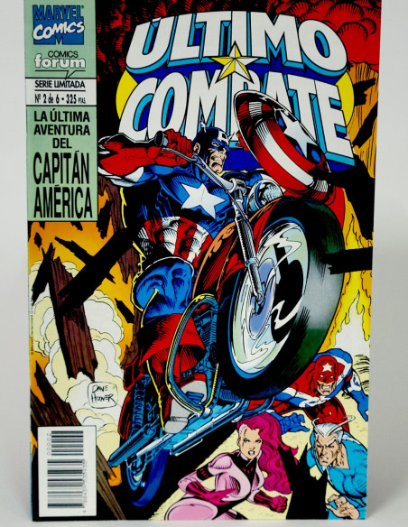 Cómic Capitán América Último Combate Marvel grapa coleccionismo Madrid