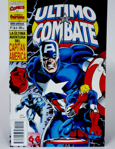 CÓMIC CAPITAN AMÉRICA ÚLTIMO COMBATE 1 FORUM MARVEL GRAPA DE KIOSCO
