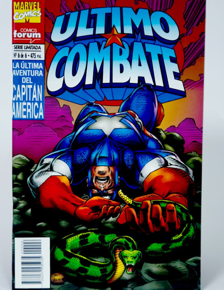 Cómic Capitán América Último Combate Marvel grapa coleccionista Madrid