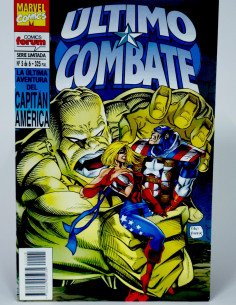 CÓMIC CAPITAN AMÉRICA ÚLTIMO COMBATE 5 FORUM MARVEL GRAPA DE KIOSCO