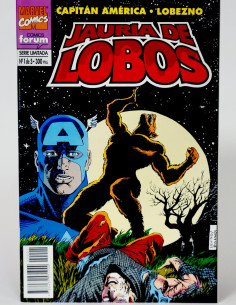 CÓMIC CAPITAN AMÉRICA JAURÍA DE LOBOS 1 LOBEZNO FORUM MARVEL GRAPA DE KIOSCO