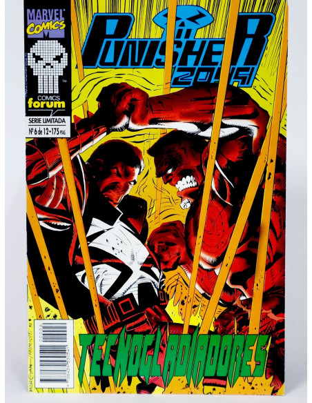 Cómic Punisher 2099 Tecnogladiadores antiguo coleccionista Marvel