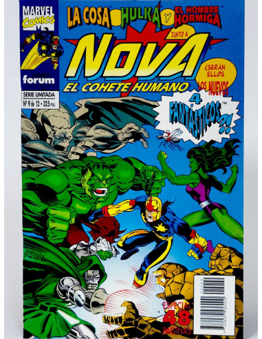**Cómic antiguo Marvel: Nova 9, colección imprescindible**
