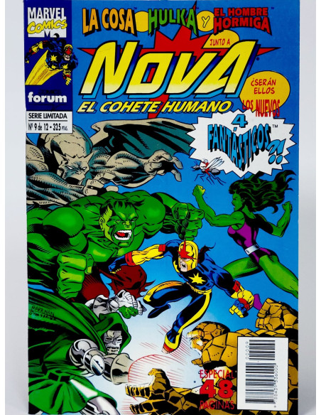 **Cómic antiguo Marvel: Nova 9, colección imprescindible**
