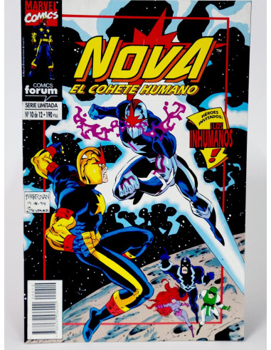 CÓMIC NOVA 10 EL COHETE HUMANO FORUM MARVEL DE KIOSCO