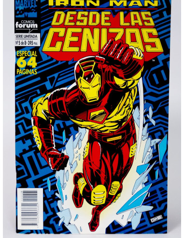 **Cómic Iron Man 5 Desde las Cenizas Marvel Colección Vintage**