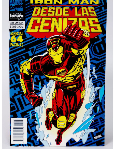 **Cómic Iron Man 5 Desde las Cenizas Marvel Colección Vintage**