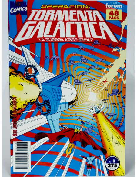 CÓMIC OPERACION TORMENTA GALÁCTICA 8 FORUM MARVEL DE KIOSCO