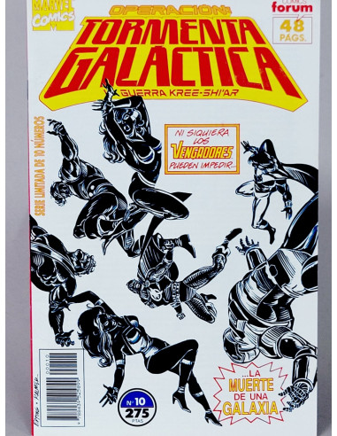 CÓMIC OPERACIÓN: TORMENTA GALÁCTICA 10 FORUM MARVEL DE KIOSCO