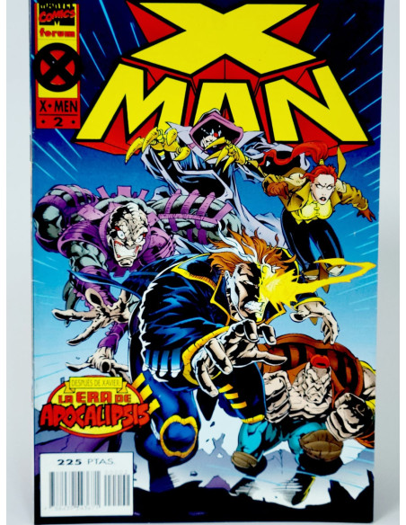 **Cómic antiguo X-MAN 2 Era Apocalipsis Marvel coleccionistas**