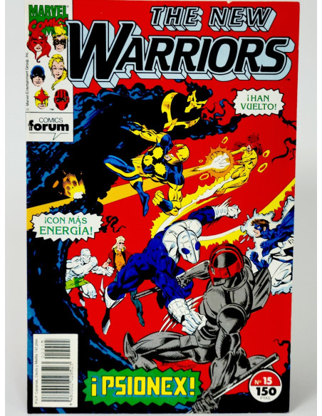 **Cómic antiguo Marvel: The New Warriors Vol.1 Psionex coleccionista**