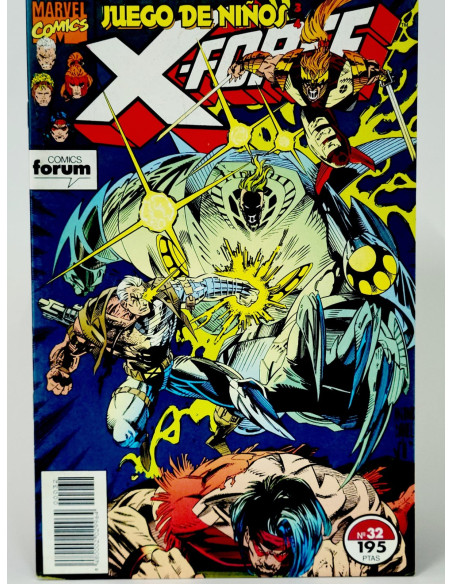 Cómic antiguo X-Force 32 Marvel, tebeo coleccionista kiosco