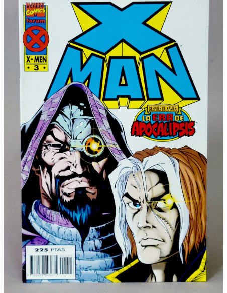 **Cómic X-MAN 3 Era Apocalipsis Vol.1 Marvel antiguo coleccionista**