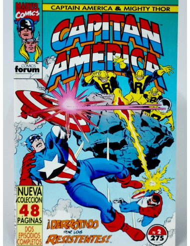 CÓMIC CAPITÁN AMÉRICA 2 ¡DERROTADO POR LOS RESISTENTES! VOL.2 FORUM MARVEL VOLUMEN DE KIOSCO