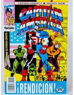 CÓMIC CAPITÁN AMÉRICA 4 ¡RENDICIÓN! VOL.2 FORUM MARVEL VOLUMEN DE KIOSCO