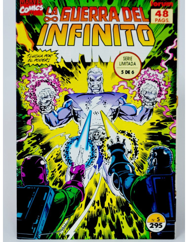 **Cómic antiguo Marvel La Guerra del Infinito colección kiosco**