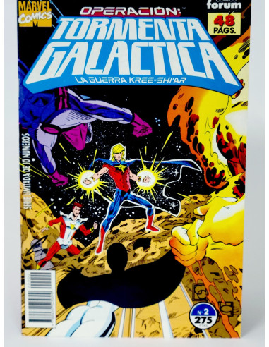 Cómic Operación Tormenta Galáctica 2 Marvel colección vintage