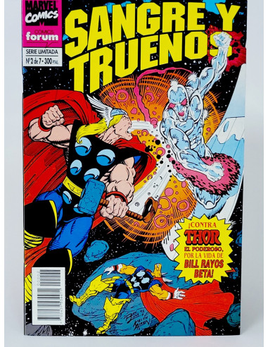 CÓMIC SANGRE Y TRUENOS 2 FORUM MARVEL DE KIOSCO | Cómic de colecció...