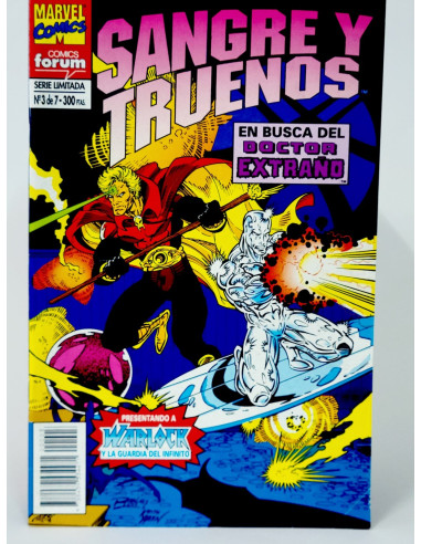 Cómic antiguo Sangre y Truenos Marvel coleccionista