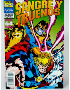CÓMIC SANGRE Y TRUENOS 6 FORUM MARVEL DE KIOSCO