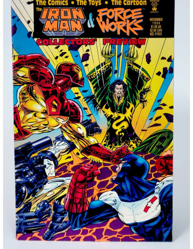 Cómic antiguo Iron Man Force Works **tebeo coleccion Marvel**