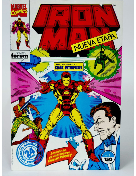 CÓMIC IRON MAN 1 ASALTO TOTAL A... STARK ENTERPRISES VOL.2 FORUM MARVEL VOLUMEN DE KIOSCO