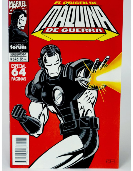 Cómic antiguo Marvel: El Origen de Máquina de Guerra
