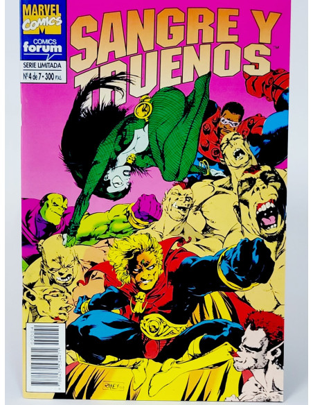 **Cómic Marvel Sangre y Truenos nº4 | Tebeos coleccionismo antiguo**