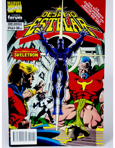 CÓMIC DESAFÍO ESTELAR 4 SENTID LA FURIA DEL VILLANO SKELETRON FORUM MARVEL EXCELENTE ESTADO