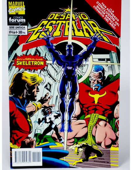CÓMIC DESAFÍO ESTELAR 4 SENTID LA FURIA DEL VILLANO SKELETRON FORUM MARVEL EXCELENTE ESTADO