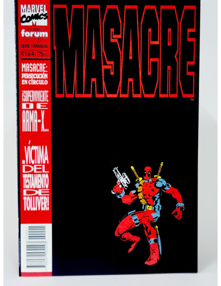 CÓMIC MASACRE 1 PERSECUCIÓN EN CÍRCULO VOL.1 FORUM MARVEL VOLUMEN DE KIOSCO