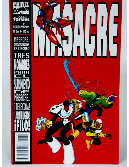 Cómic Masacre Persecución Círculo Vol.1 Marvel coleccionista