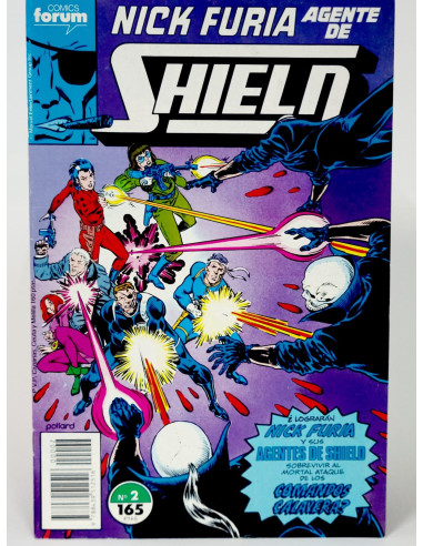 Cómic antiguo Nick Furia SHIELD Marvel, tebeo de colección