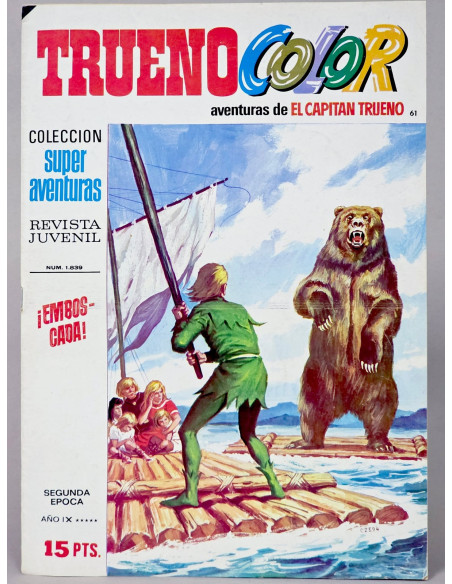 **Cómic antiguo Capitán Trueno 61 Bruguera coleccionistas**