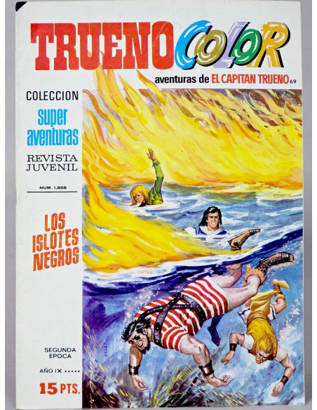 CÓMIC EL CAPITÁN TRUENO COLOR 69 LOS ISLOTES NEGROS BRUGUERA EXCELENTE ESTADO