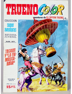 CÓMIC EL CAPITÁN TRUENO COLOR 77 TAGAAR Y LA ENMASCARADA BRUGUERA SEGUNDA EPOCA MUY BUEN ESTADO