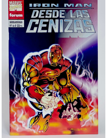 **Cómics antiguos Iron Man Desde las Cenizas Marvel colección**