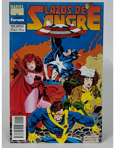 CÓMIC LAZOS DE SANGRE 2 DESOBEDIENCIA CIVIL FORUM GRAPA MARVEL EXCELENTE ESTADO