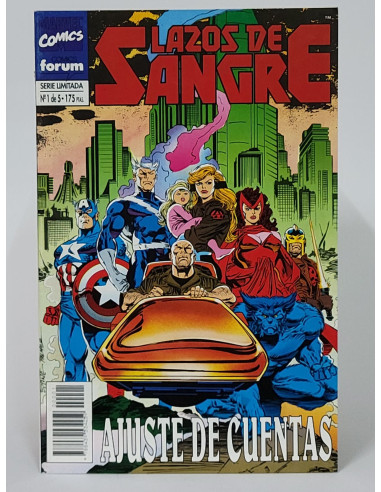 **Cómic clásico Lazos de Sangre Marvel Grapa coleccionista**