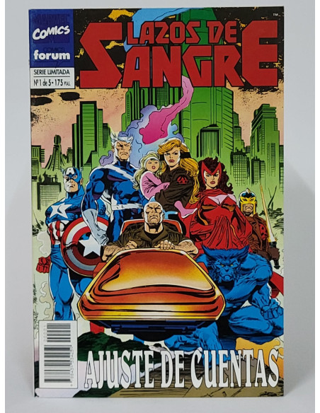 **Cómic clásico Lazos de Sangre Marvel Grapa coleccionista**