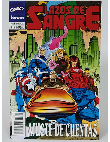 Cómic Marvel Lazos de Sangre grapa vintage coleccionista