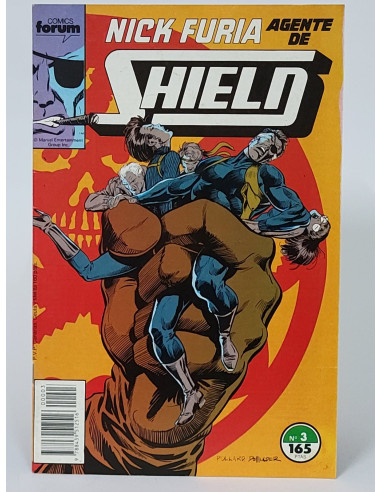 CÓMIC NICK FURIA SHIELD 3 VOL.1 FORUM GRAPA MARVEL VOLUMEN EXCELENTE ESTADO