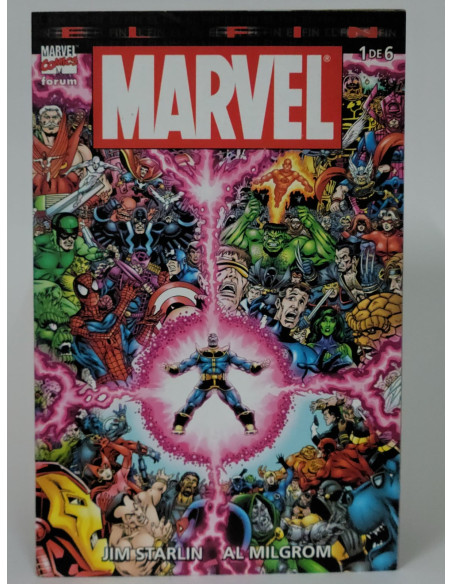 **Cómic Marvel: El Fin Predestinación grapa vintage coleccionista**