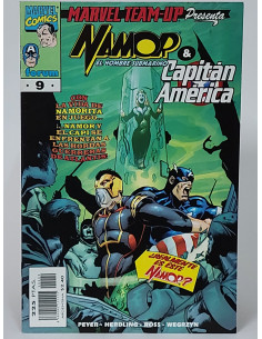 CÓMIC MARVEL TEAM-UP 9 NAMOR & CAPITÁN AMÉRICA FORUM GRAPA EXCELENTE ESTADO