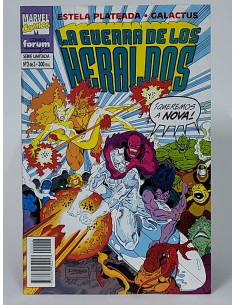 CÓMIC ESTELA PLATEADA 2 LA GUERRA DE LOS HERALDOS FORUM GRAPA MARVEL EXCELENTE ESTADO