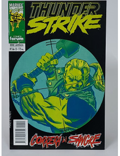 **Cómic Thunderstrike 3 Sangre Marvel grapa coleccionismo antiguo**