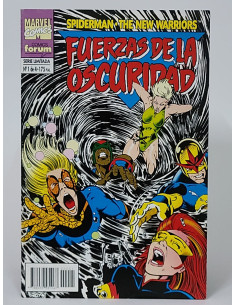 CÓMIC SPIDERMAN NEW WARRIORS 1 FUERZAS DE LA OSCURIDAD FORUM GRAPA MARVEL EXCELENTE ESTADO
