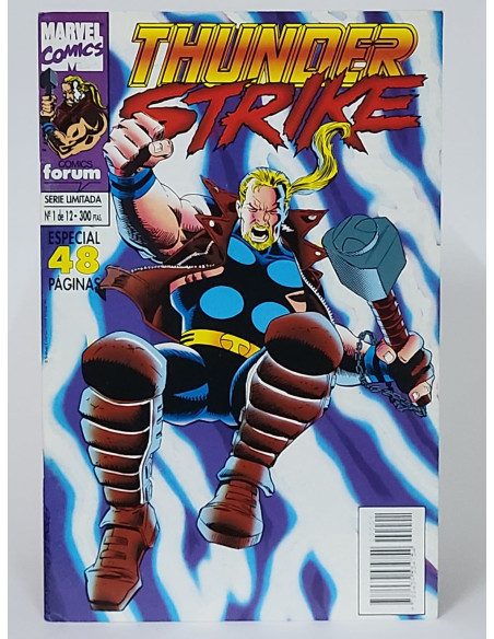 **Cómic Thunderstrike Marvel Extra, grapa colección vintage**