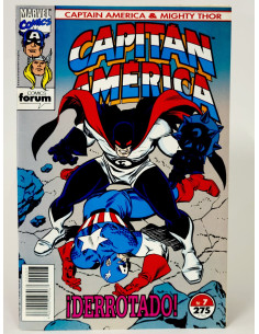 Cómic Capitán América 7 Derrotado Marvel Vol2 grapa colección retro