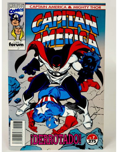 Cómic Capitán América 7 Derrotado Marvel Vol2 grapa colección retro